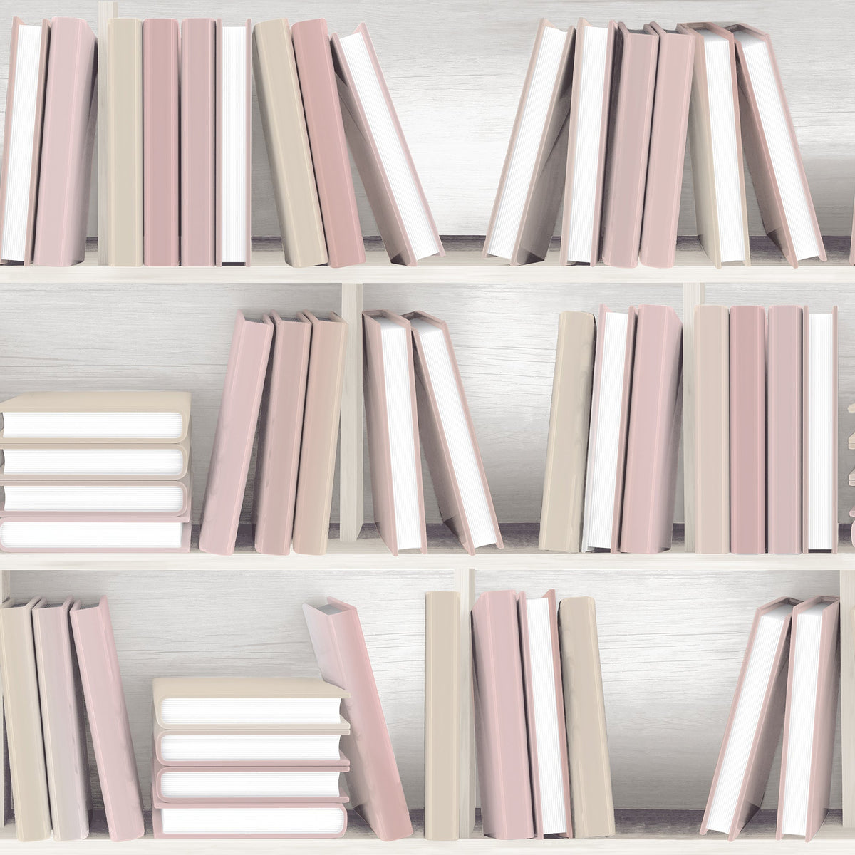 Nook Book Wallpaper - Pink pattern