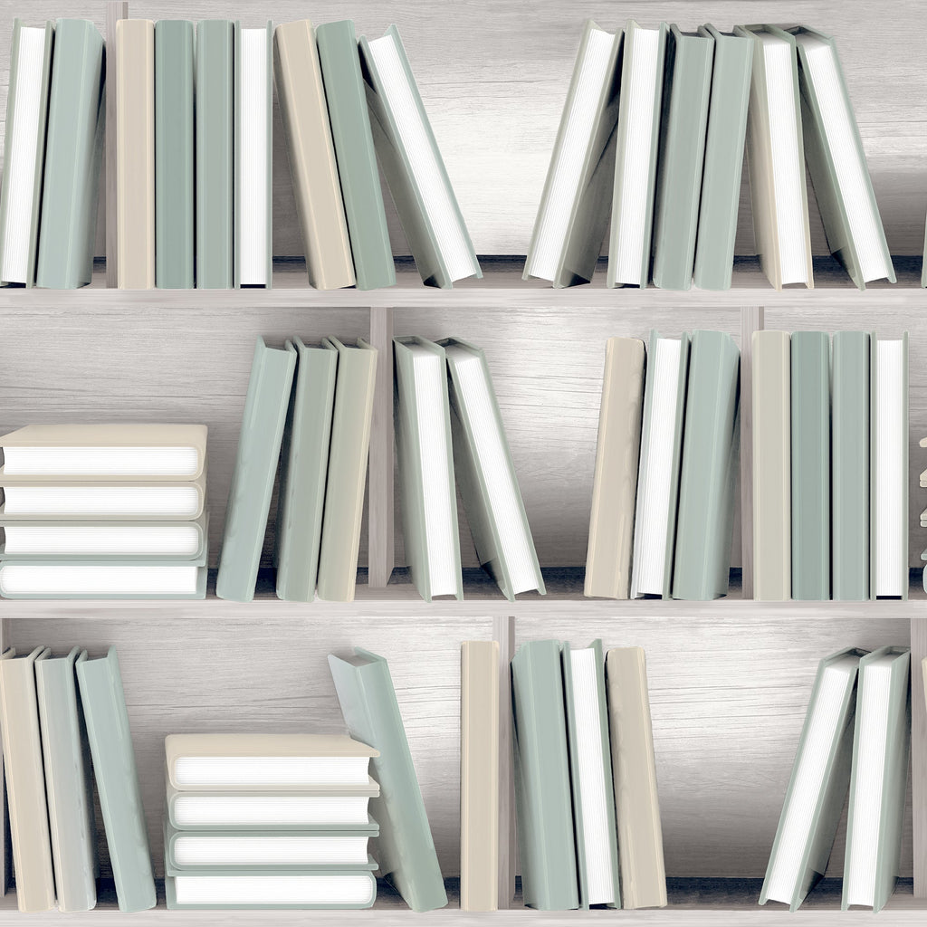 Nook Book Wallpaper - Green pattern