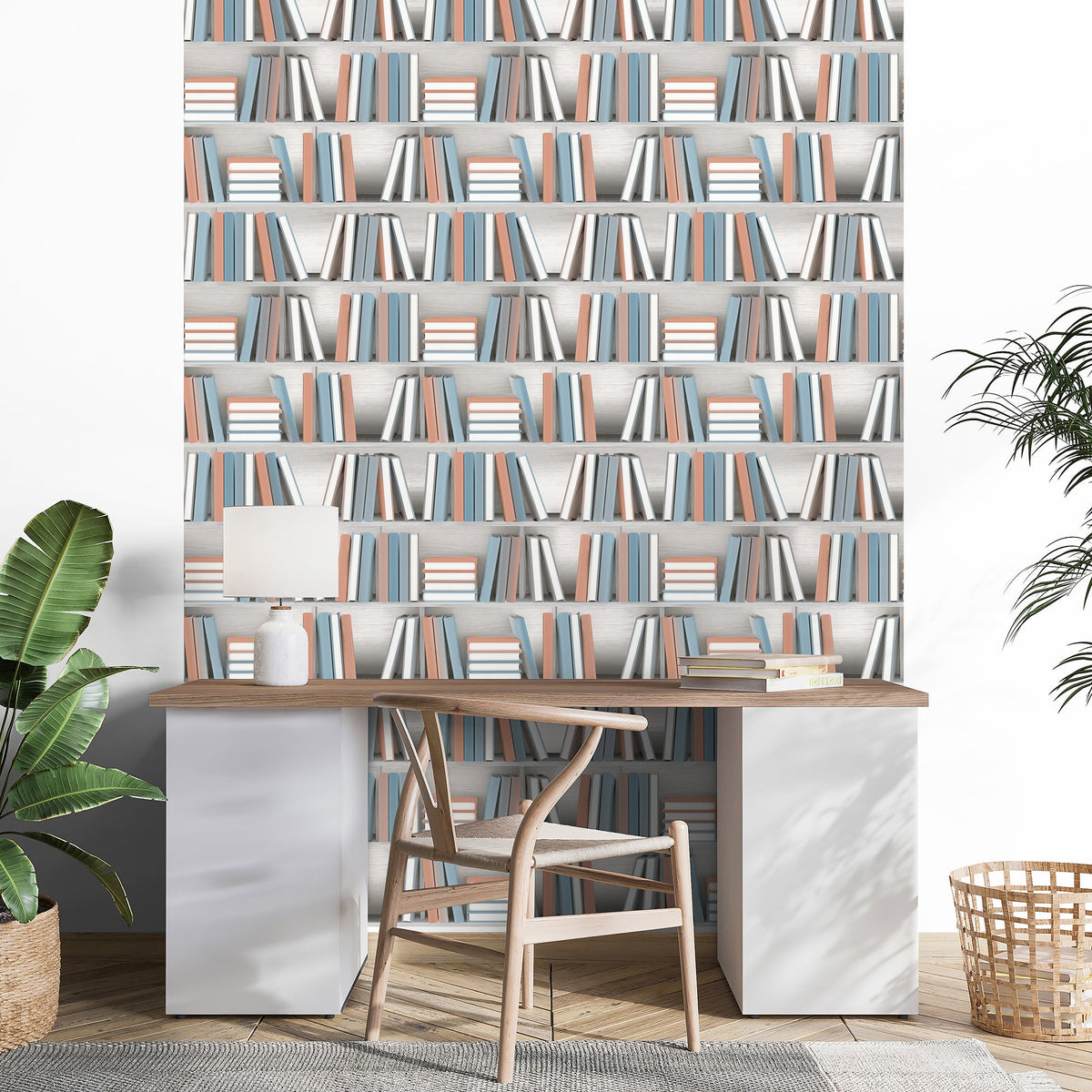 Nook Book Wallpaper - Multi room view
