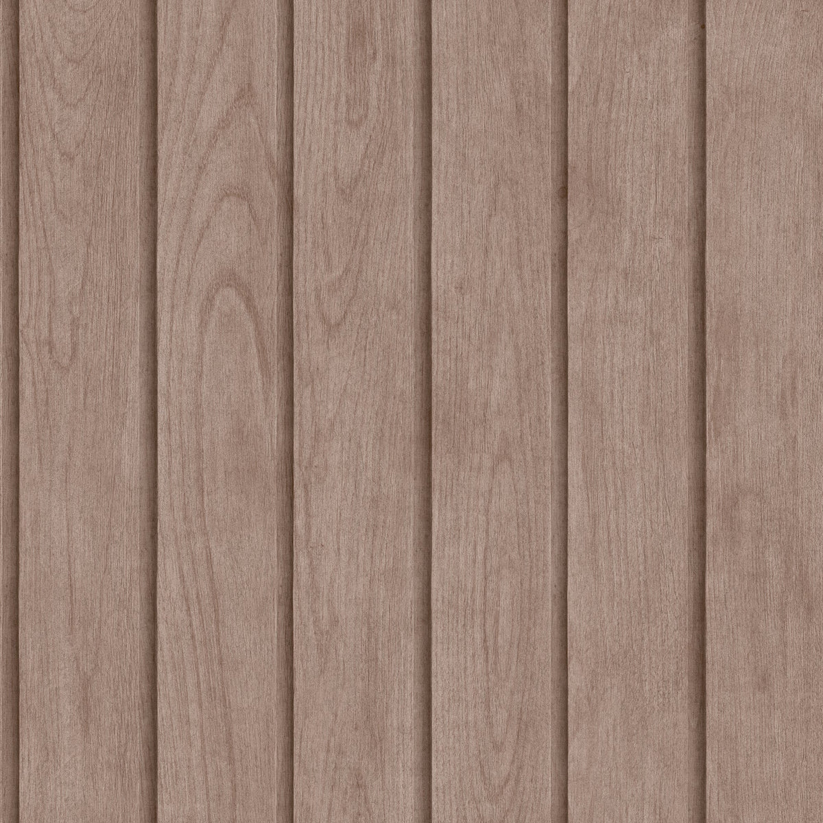 Luxe Wood Slats Wallpaper - Brown pattern