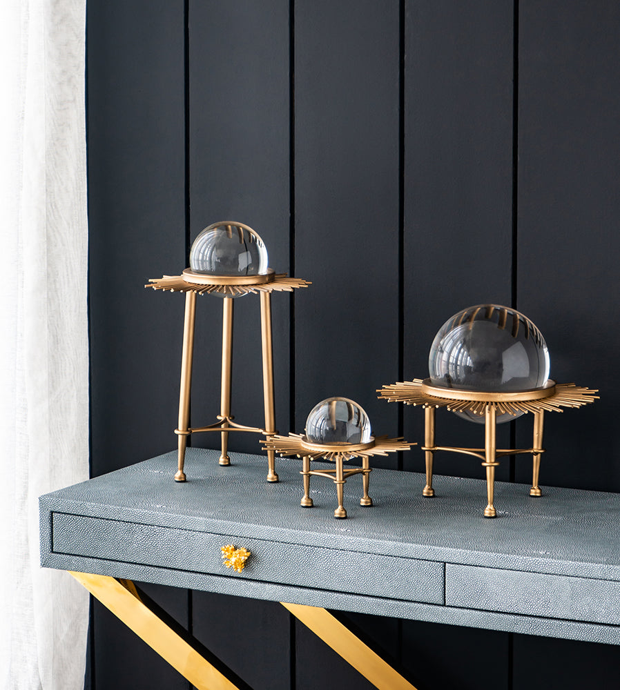 crystal ball on stand