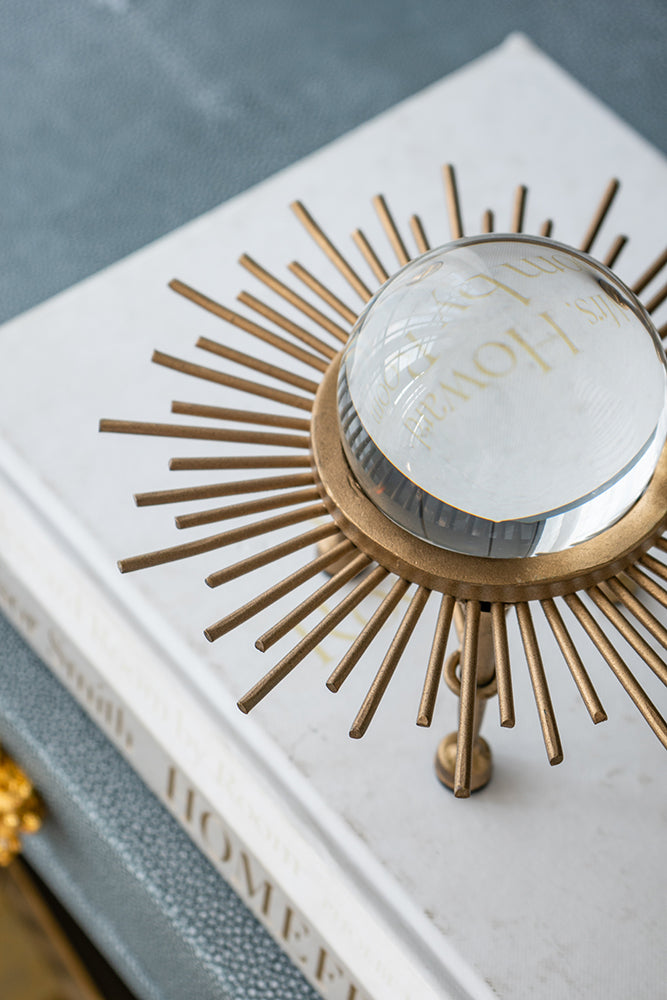 crystal ball on stand