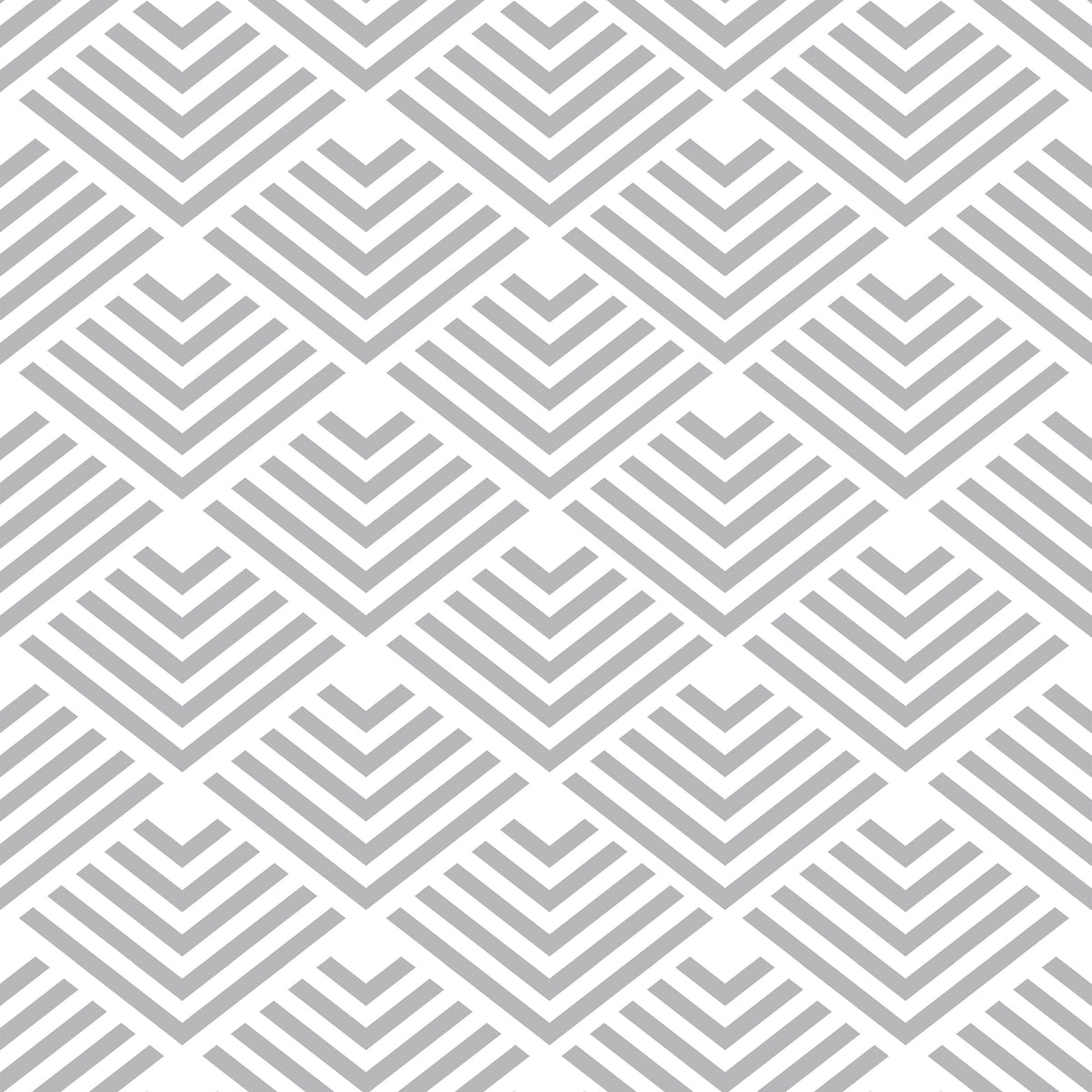 Geometric Chevron Diamond Peel and Stick Wallpaper - Gray pattern