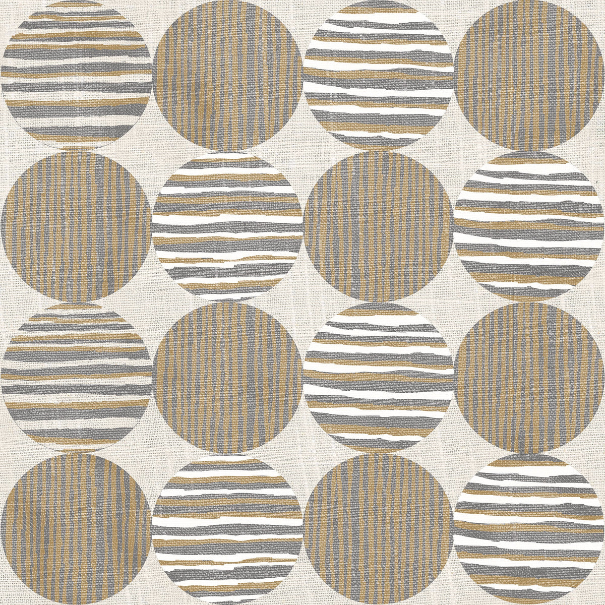 Horizon Circles Peel and Stick Wallpaper - Brown pattern