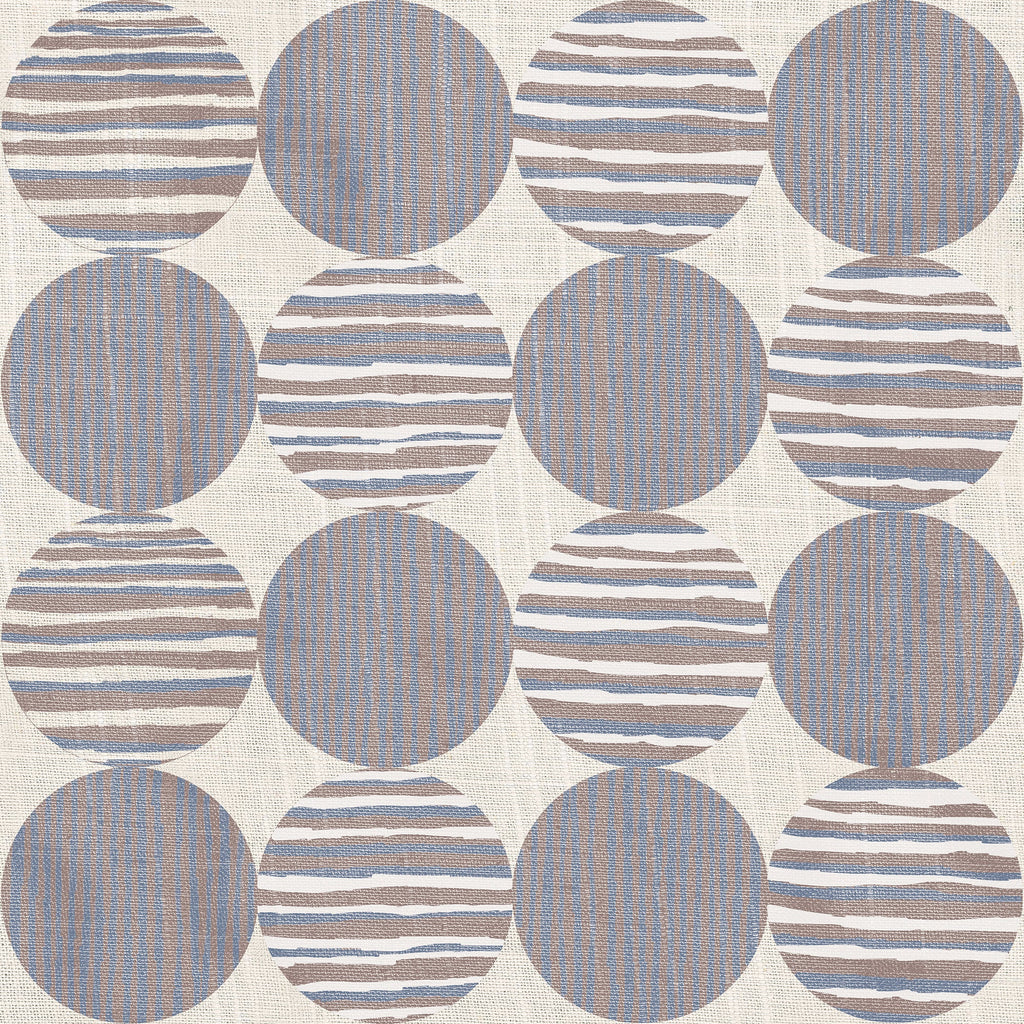 Horizon Circles Peel and Stick Wallpaper - Blue pattern