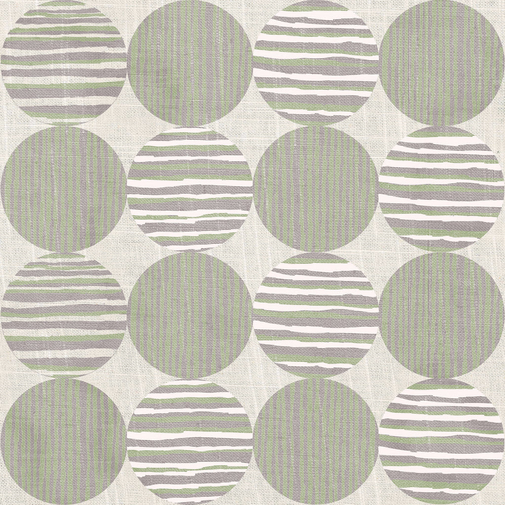 Horizon Circles Peel and Stick Wallpaper - Green pattern