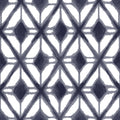 Shibori Geometric Peel and Stick Wallpaper - Navy pattern