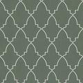 Medina Trellis Peel and Stick Wallpaper - Green pattern