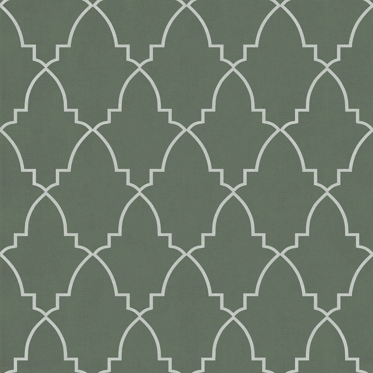 Medina Trellis Peel and Stick Wallpaper - Green pattern