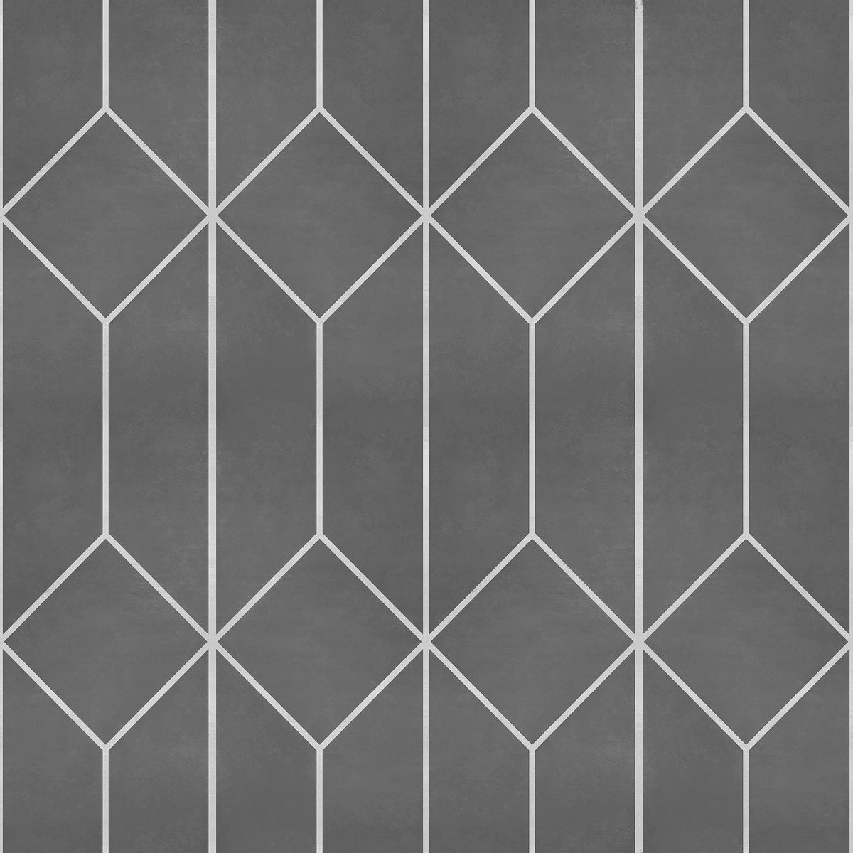 Diamond Trellis Peel and Stick Wallpaper - Gray pattern