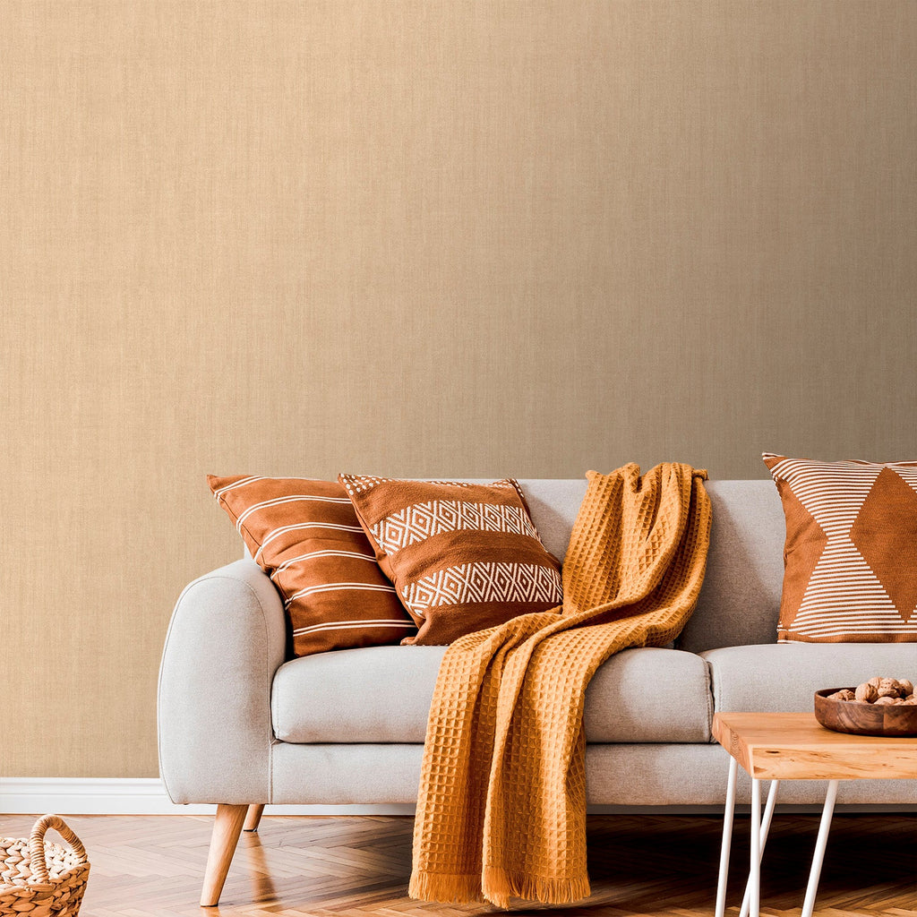 Allure Texture Wallpaper - Tan room view