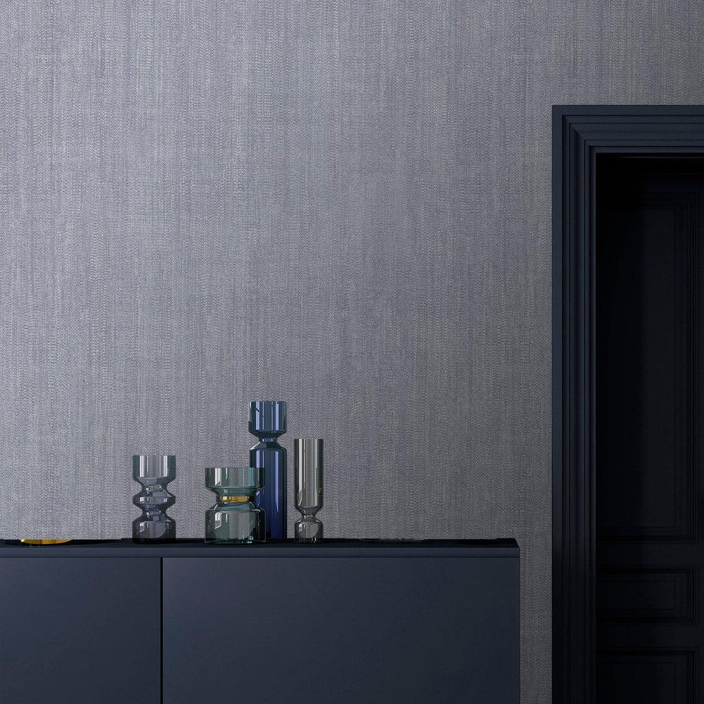 Allure Texture Wallpaper - Blue room view