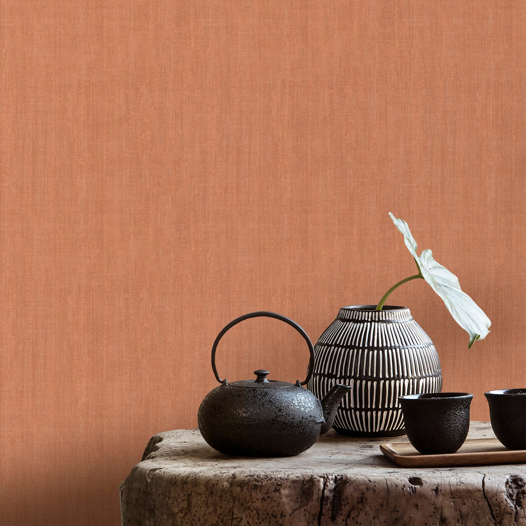 Allure Texture Wallpaper - Orange room view