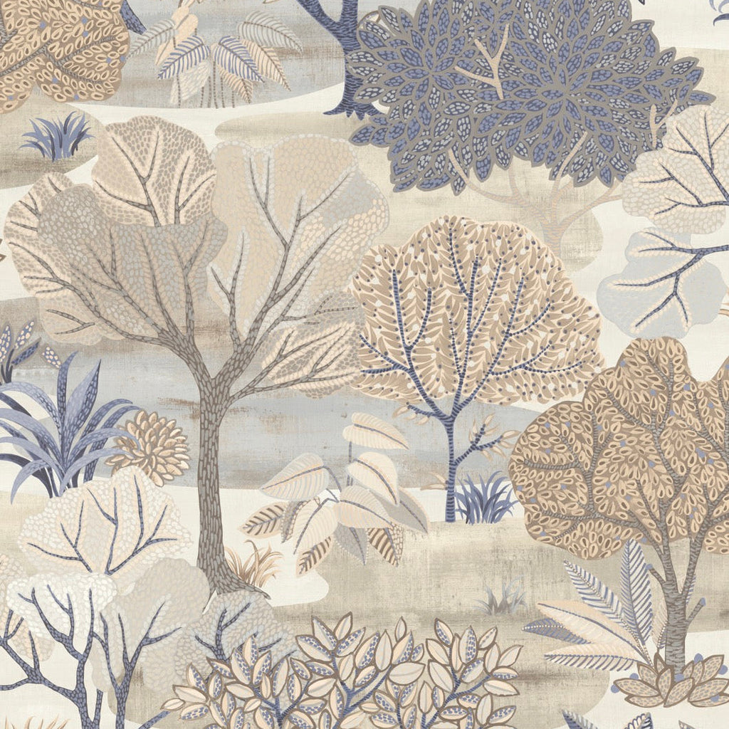 Allure Forest Wallpaper - Beige pattern
