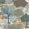 Allure Forest Wallpaper - Blue pattern