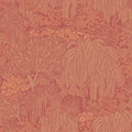 Willow Whisper Wallpaper - Red pattern