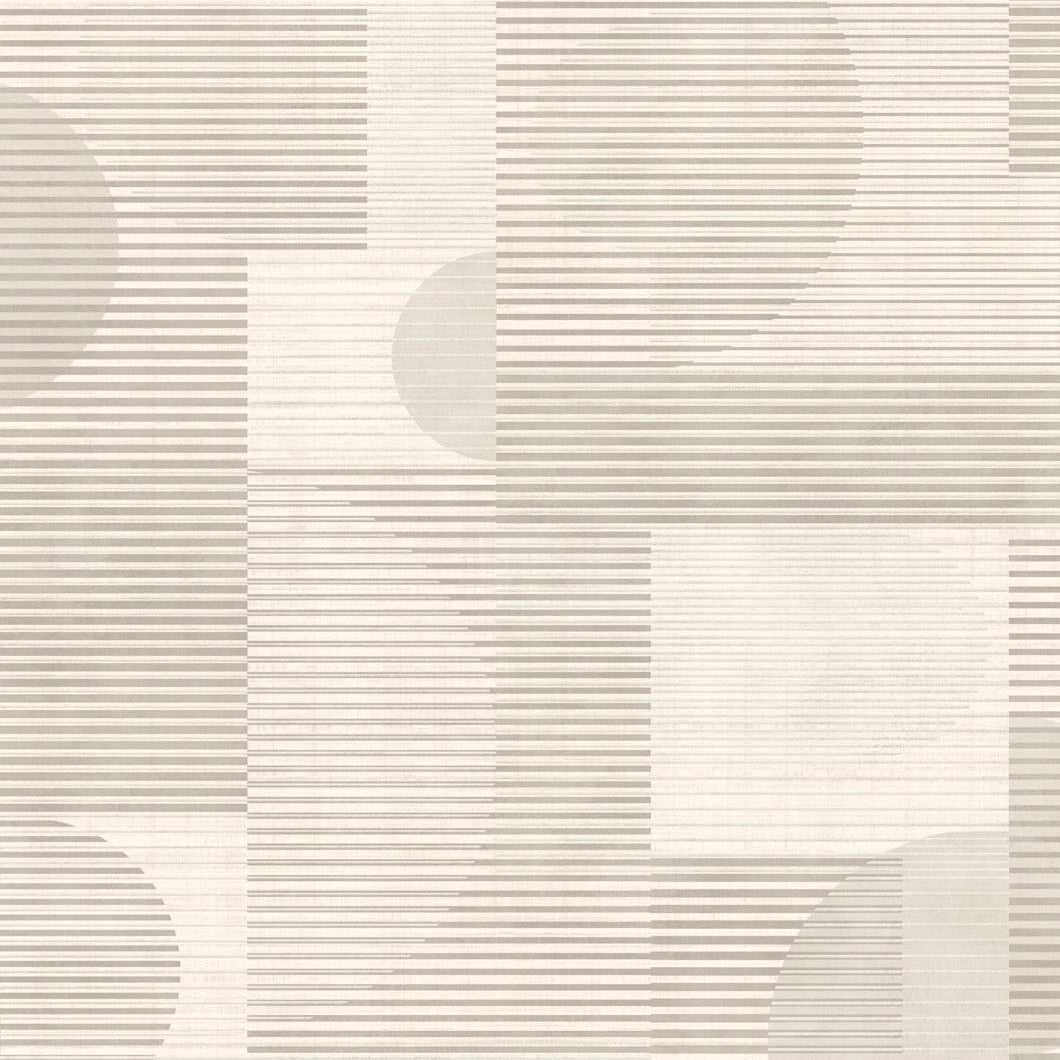 Geo Rhythm Wallpaper - White pattern