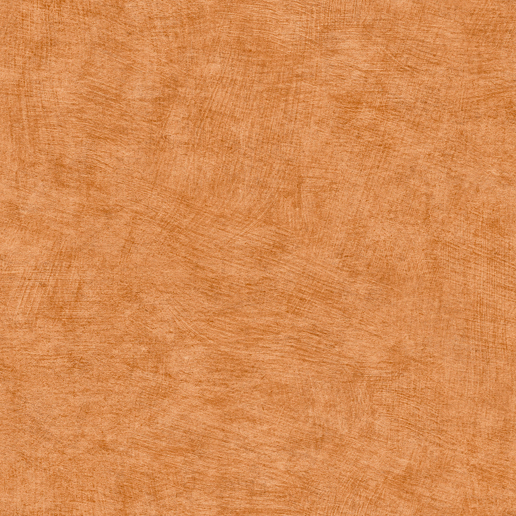 Pampas Plain Brushed Texture Wallpaper - Orange pattern