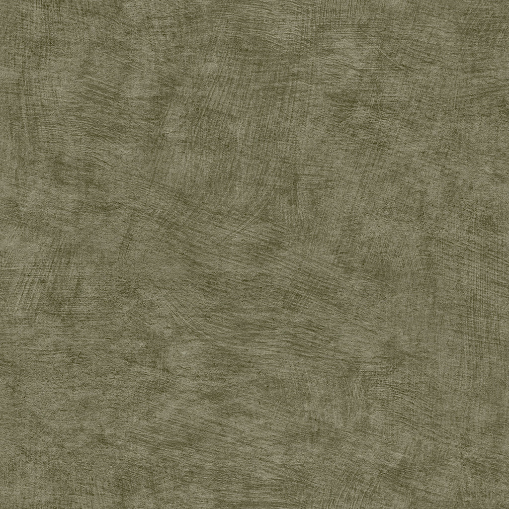 Pampas Plain Brushed Texture Wallpaper - Green pattern
