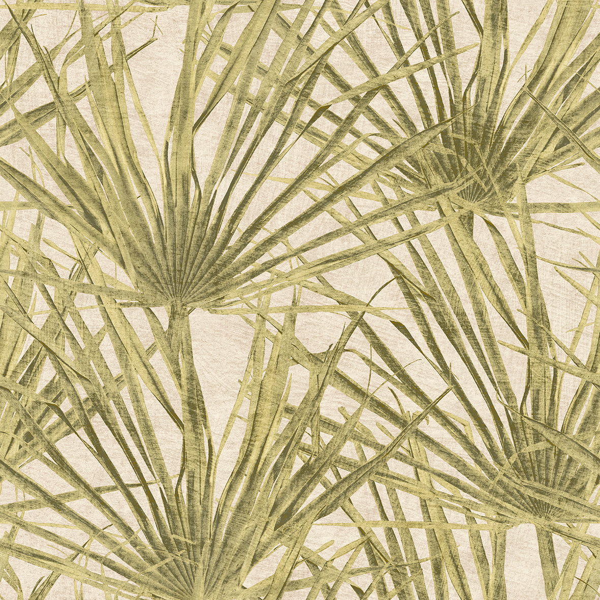 Palm Wallpaper - Yellow pattern