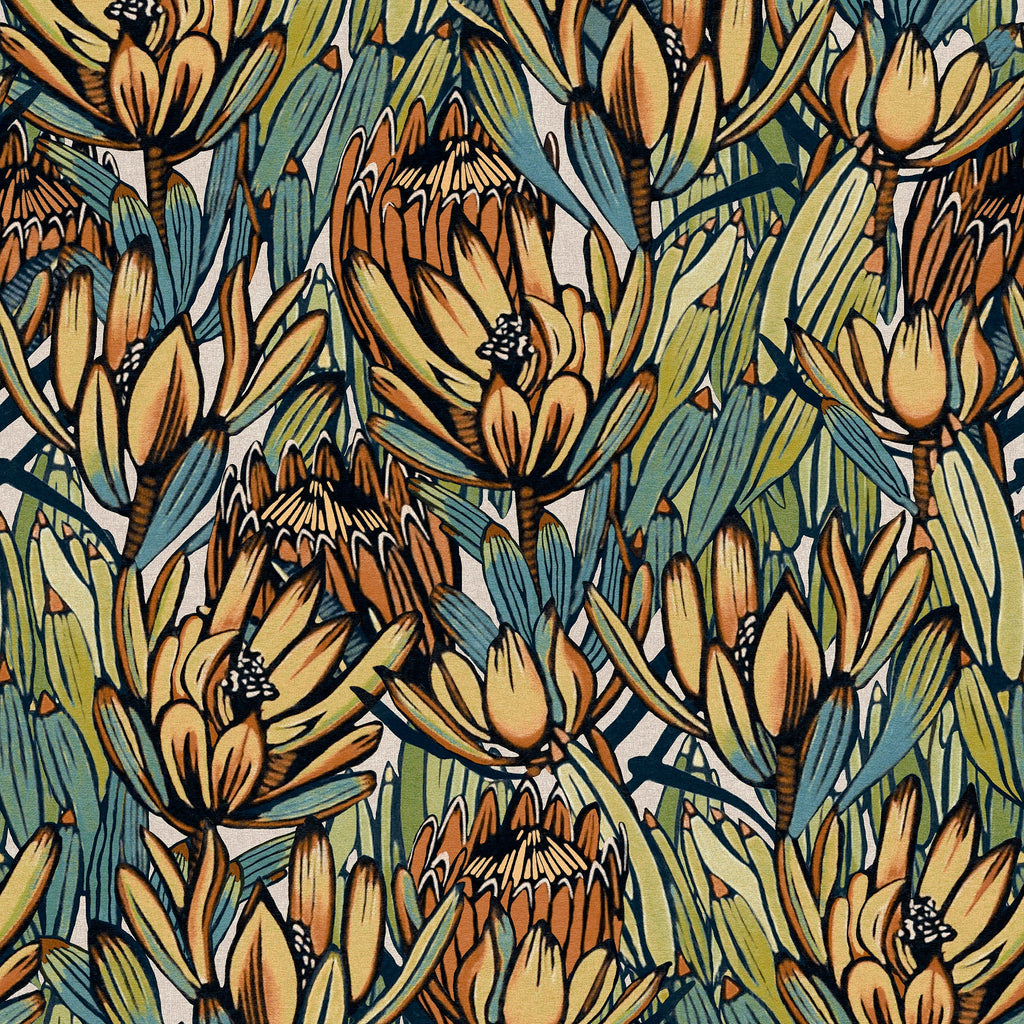 Copacabana Wallpaper - Blue pattern