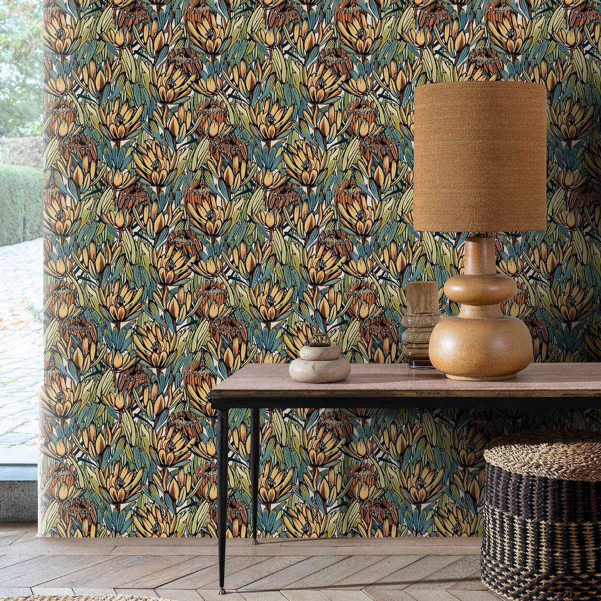 Copacabana Wallpaper - Blue room view