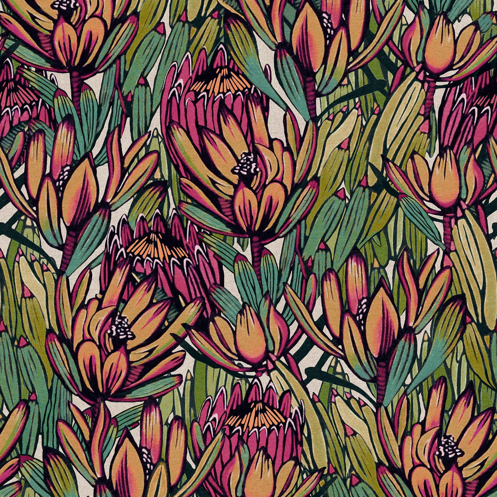 Copacabana Wallpaper - Purple pattern