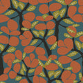 Janneiro Botanica Wallpaper - Orange pattern