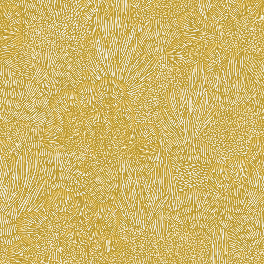 Samba Botanica Wallpaper - Yellow pattern