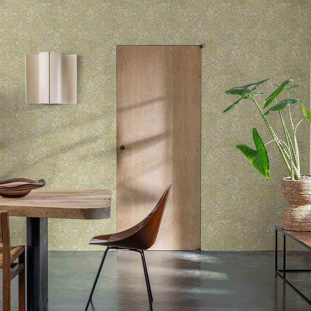 Samba Botanica Wallpaper - Green room view