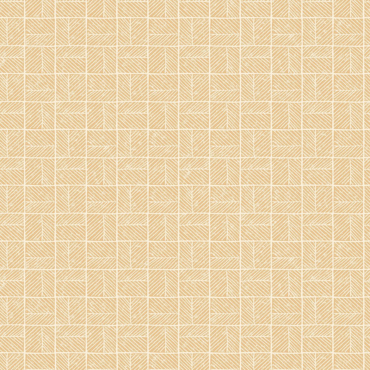 Carimbo Mosaic Wallpaper - Beige pattern
