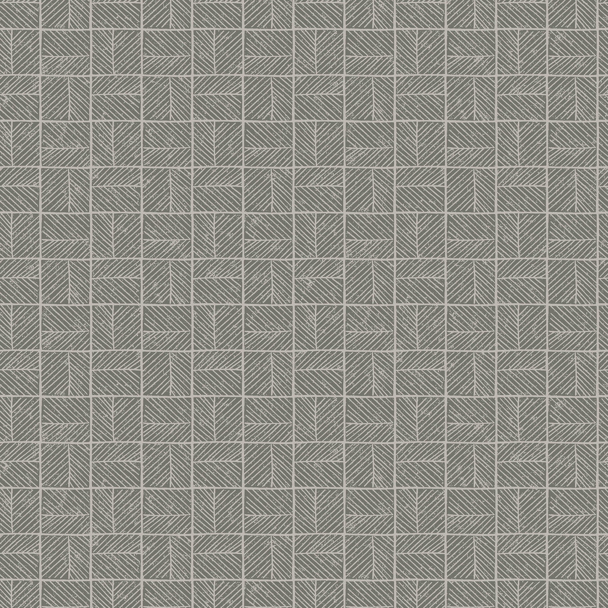 Carimbo Mosaic Wallpaper - Gray pattern