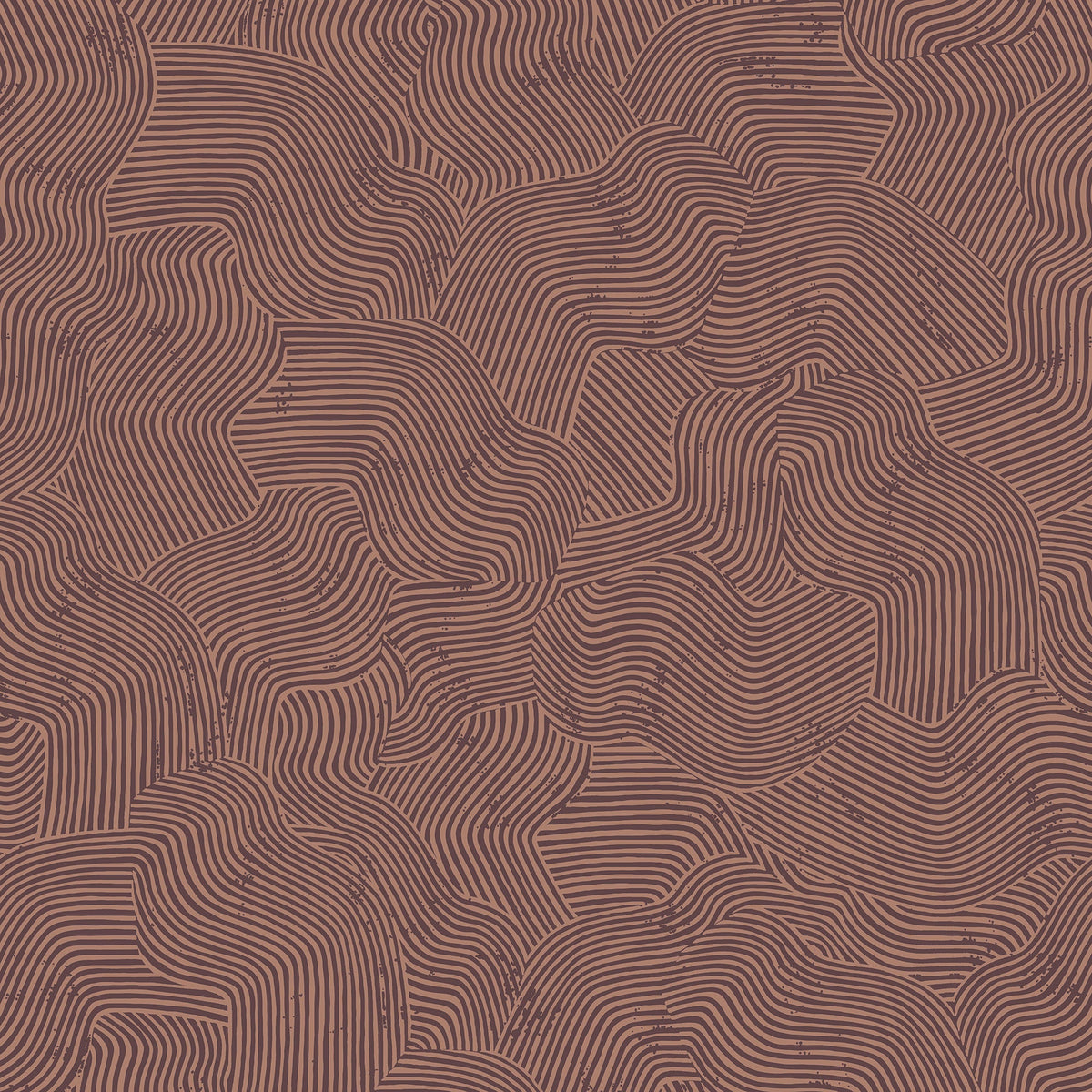 Bahia Dunes Wallpaper - Red pattern
