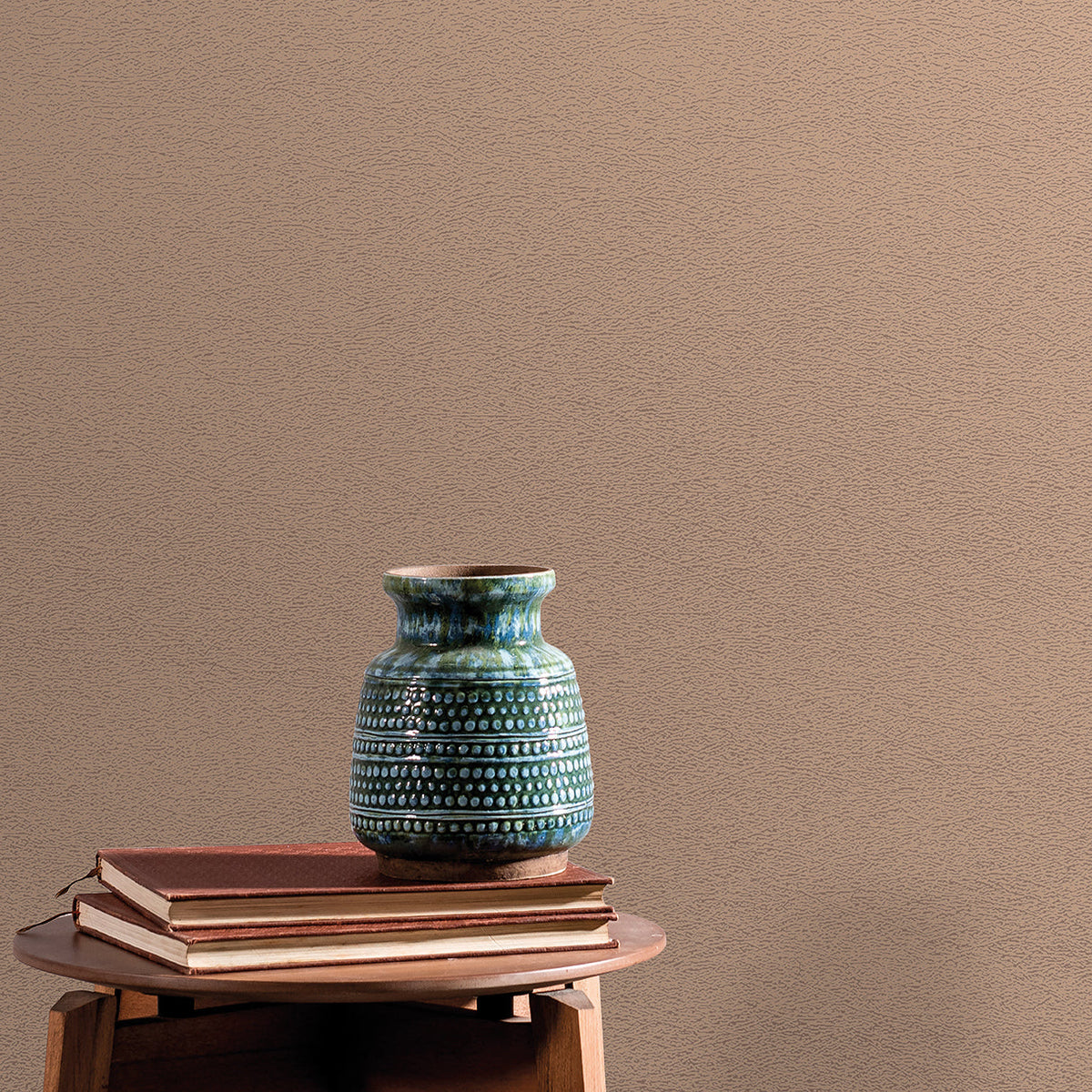 Faux Textile Fiber Texture Wallpaper - White room view