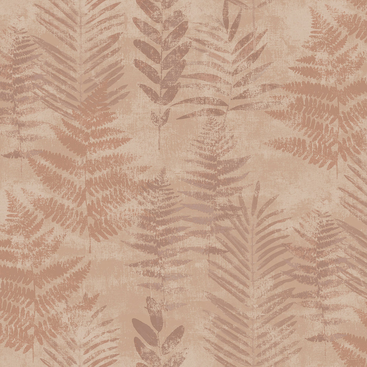 Fern Horizon Wallpaper - Red pattern