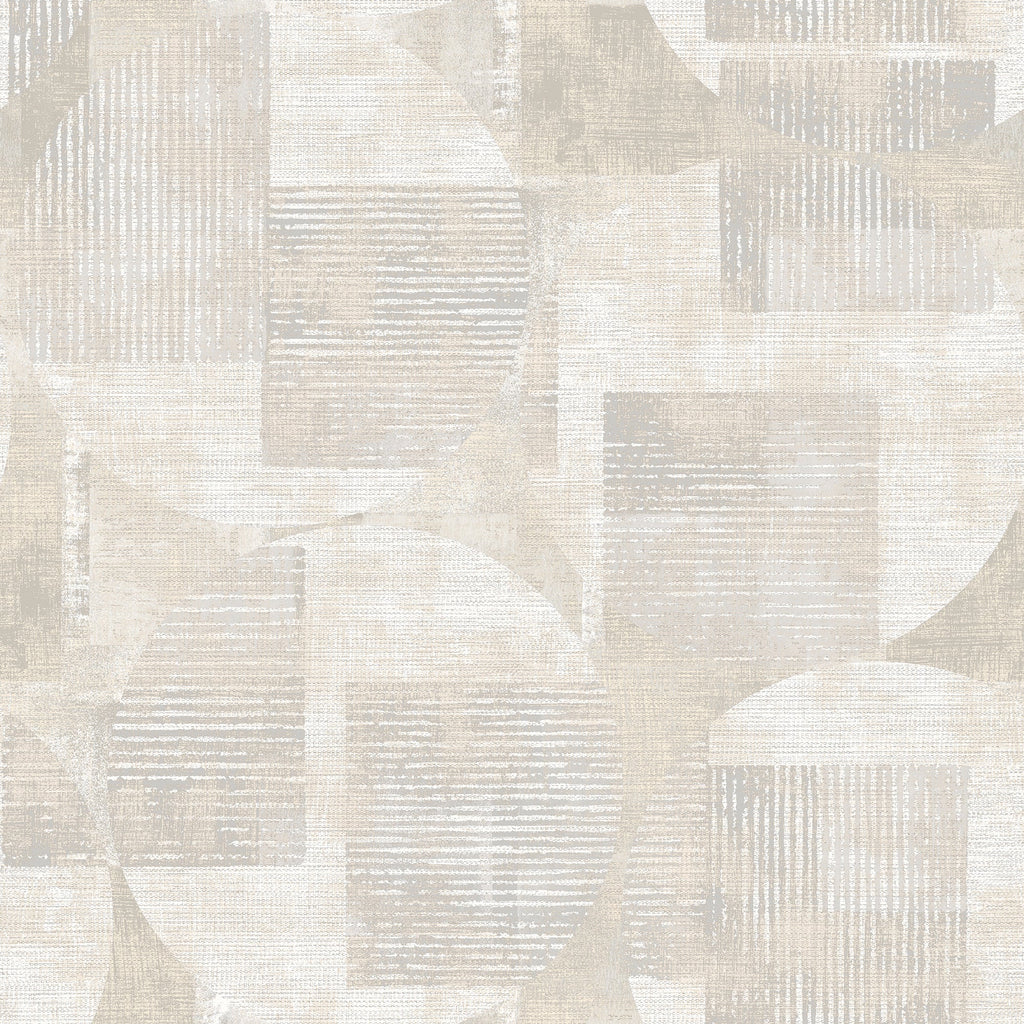 Geo Canvas Wallpaper - White pattern