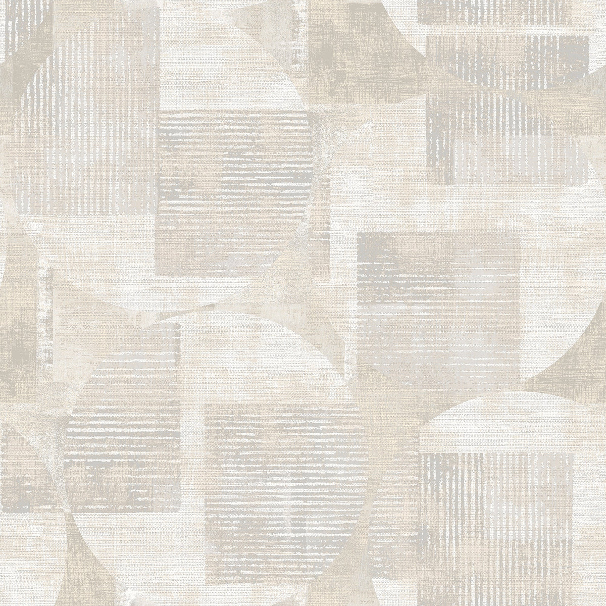 Geo Canvas Wallpaper - White pattern