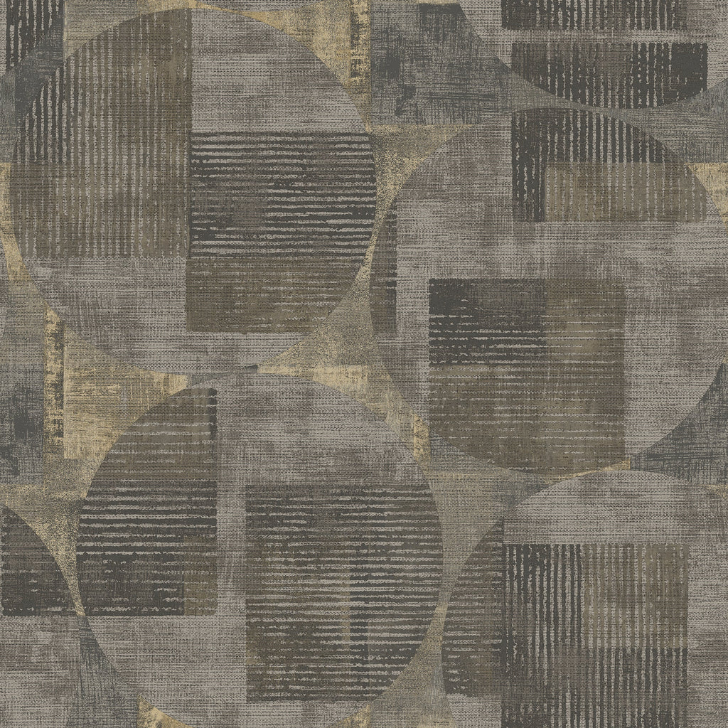 Geo Canvas Wallpaper - Brown pattern