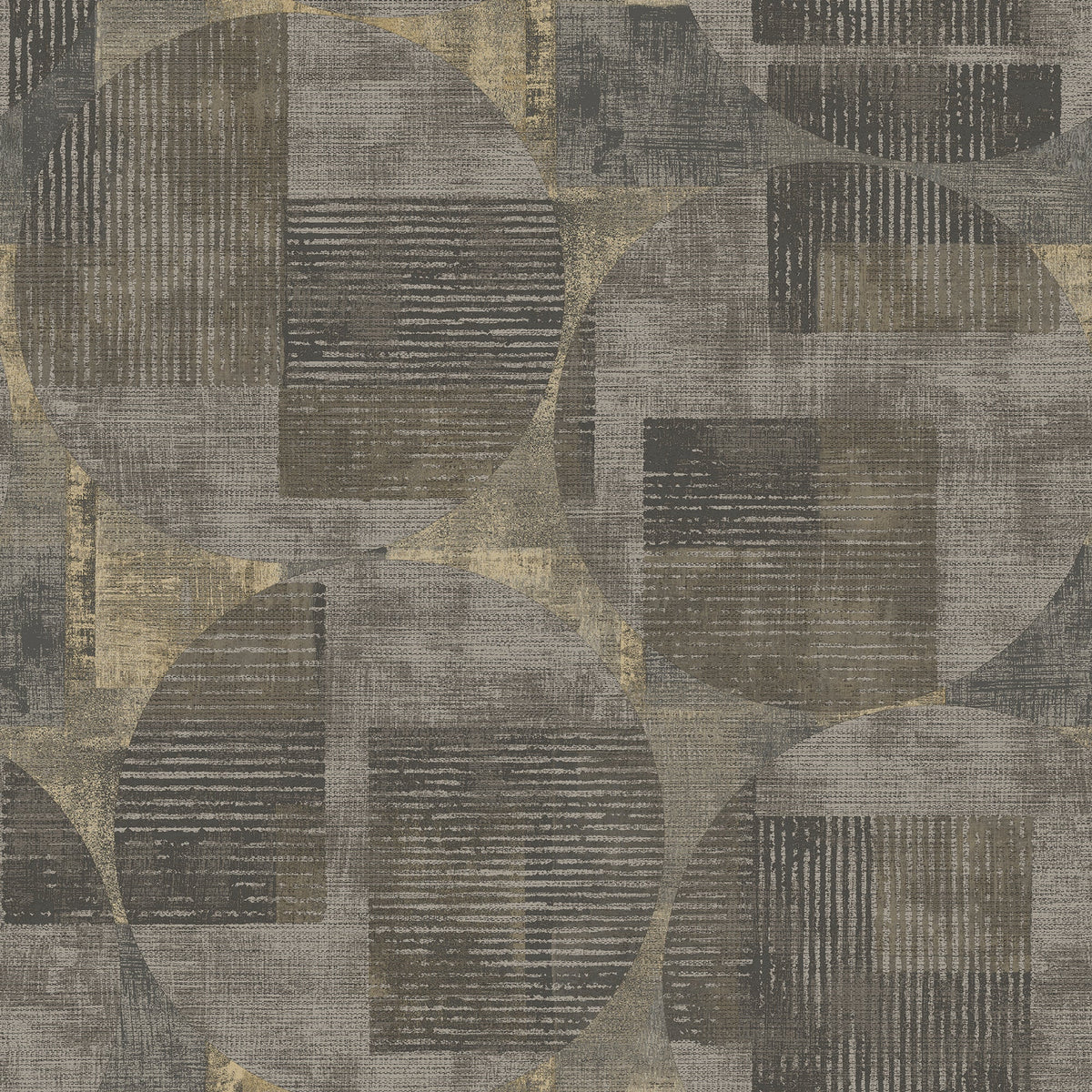 Geo Canvas Wallpaper - Brown pattern
