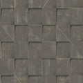 Prism Grid Wallpaper - Brown pattern