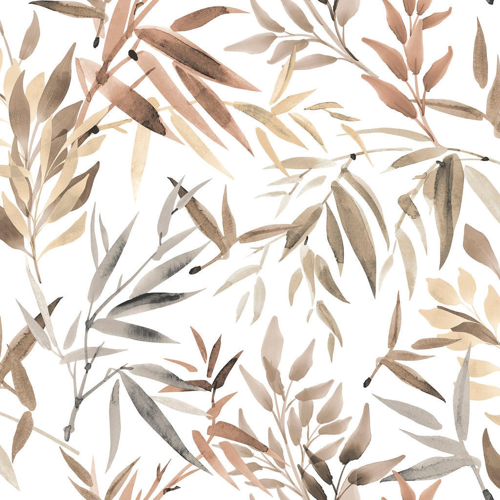 Painted Canopy Wallpaper - Red pattern