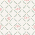 Heirloom Bow Trellis Peel and Stick Wallpaper - Multi pattern