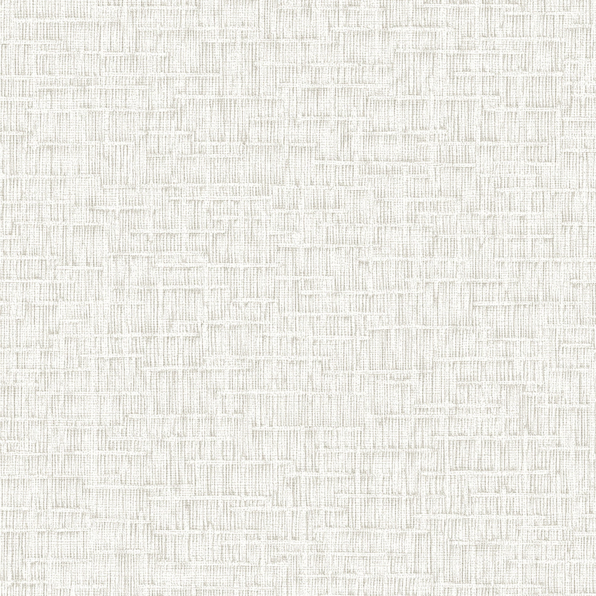 Crosshatch Weave Wallpaper - White pattern