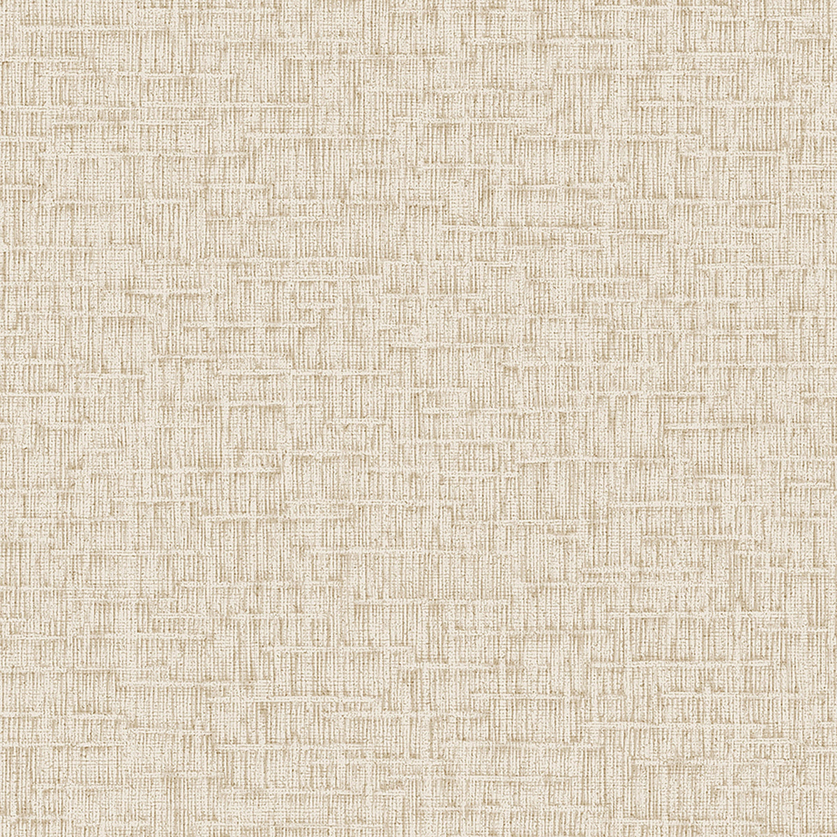 Crosshatch Weave Wallpaper - Beige pattern