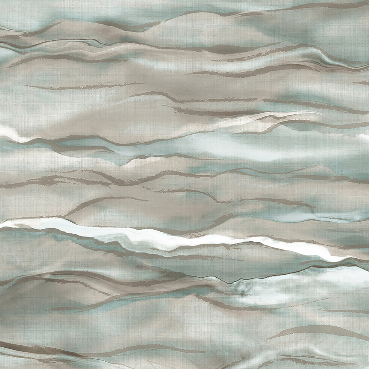 Desert Sands Wallpaper - Aqua Silver pattern