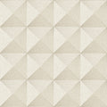 Woven Prism Wallpaper - Cream pattern
