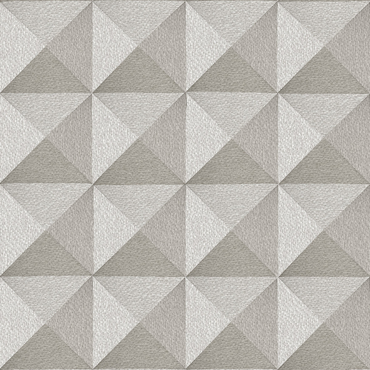 Woven Prism Wallpaper - Taupe pattern