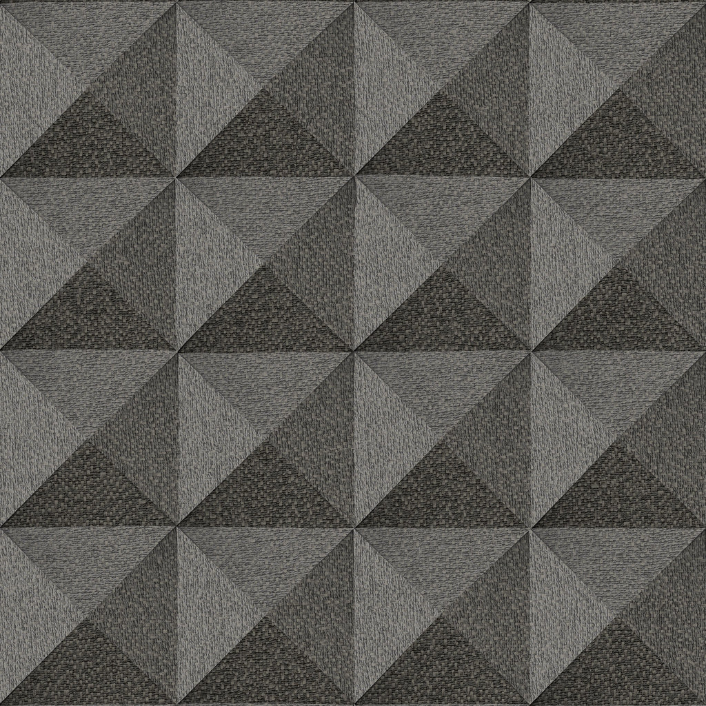 Woven Prism Wallpaper - Black pattern