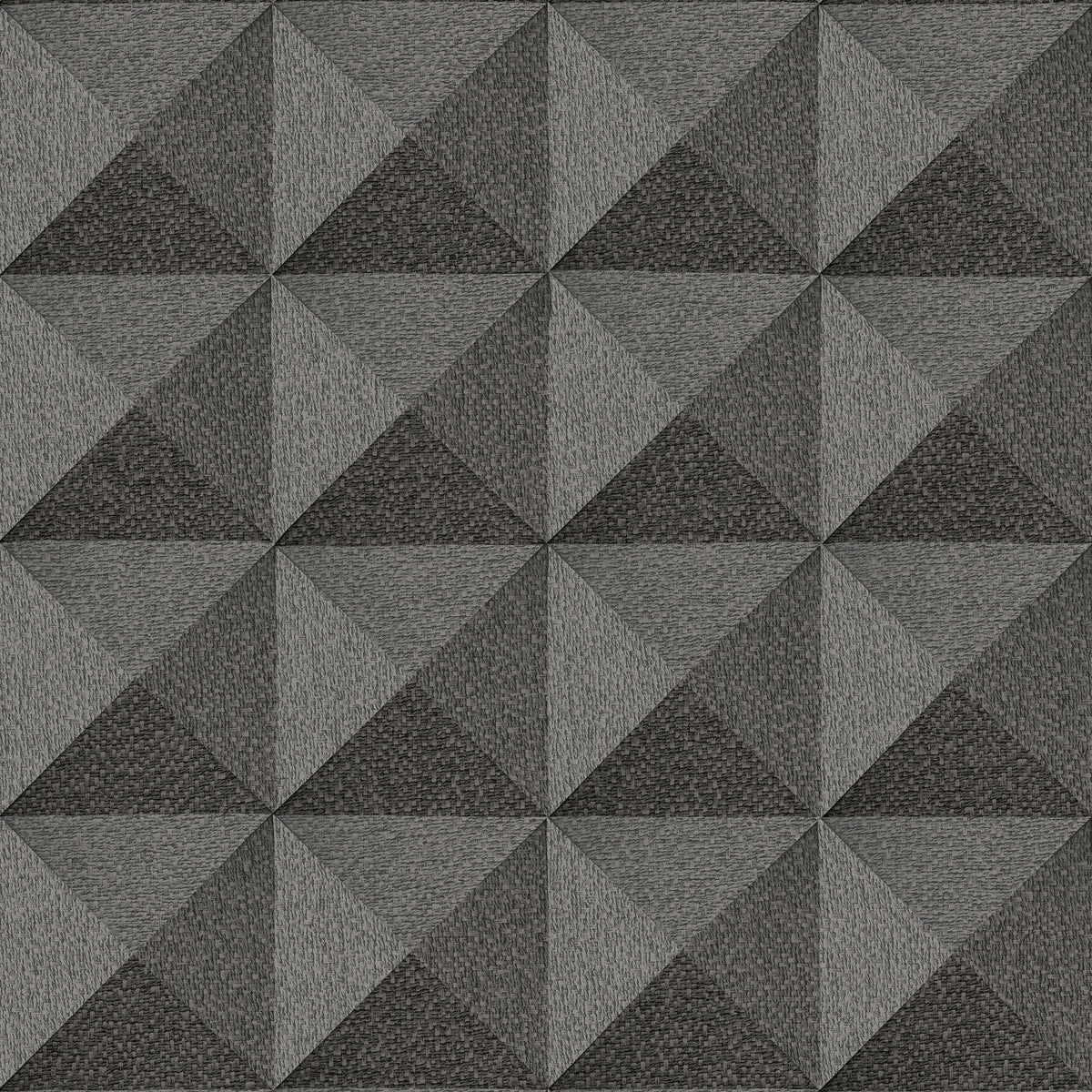 Woven Prism Wallpaper - Black pattern
