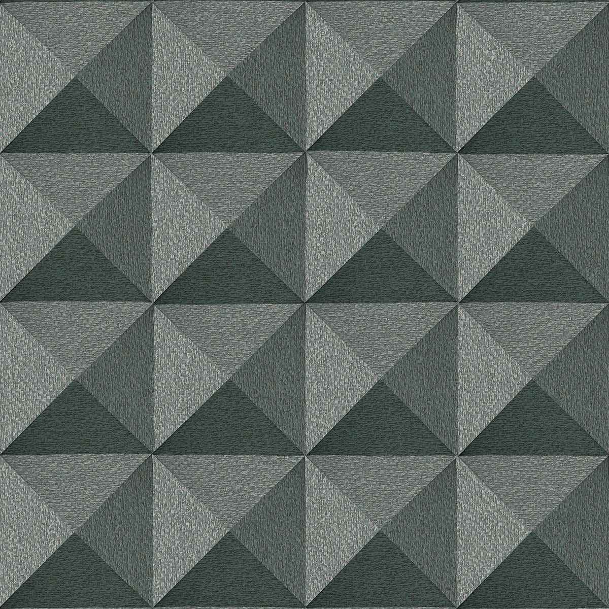 Woven Prism Wallpaper - Blue Slate pattern